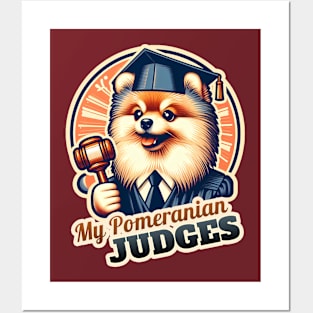 Pomeranian judge Posters and Art